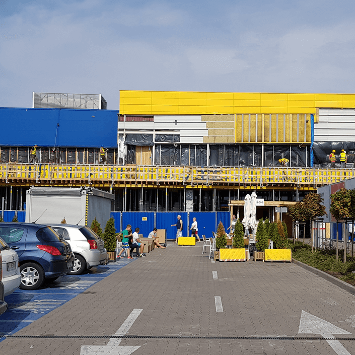 Budowa marketu Ikea